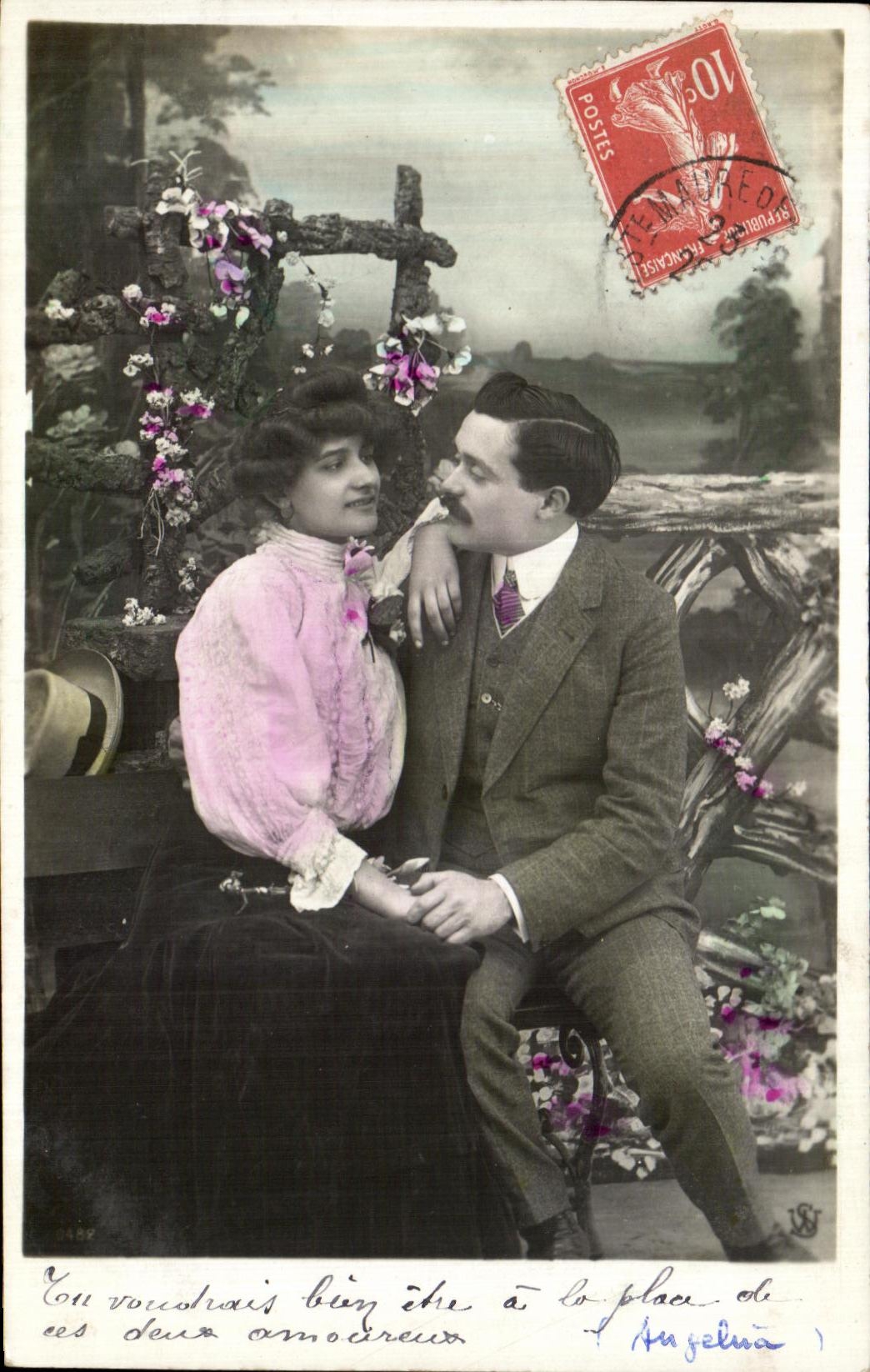 CPA Fantaisie Femme 