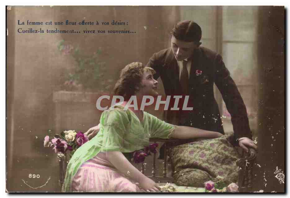 CPA Fantaisie Femme 