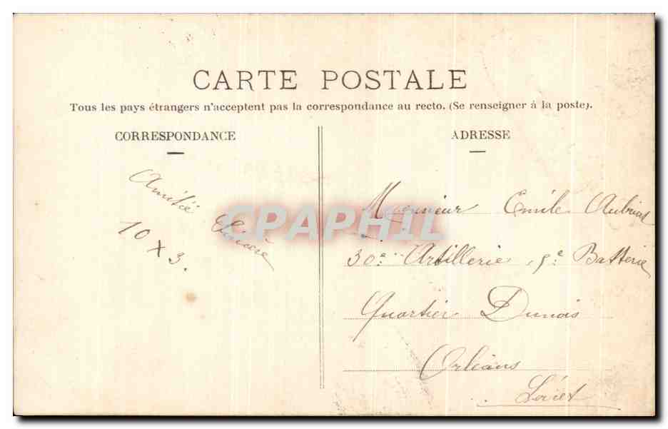 CPA Fantaisie Femme  — Back