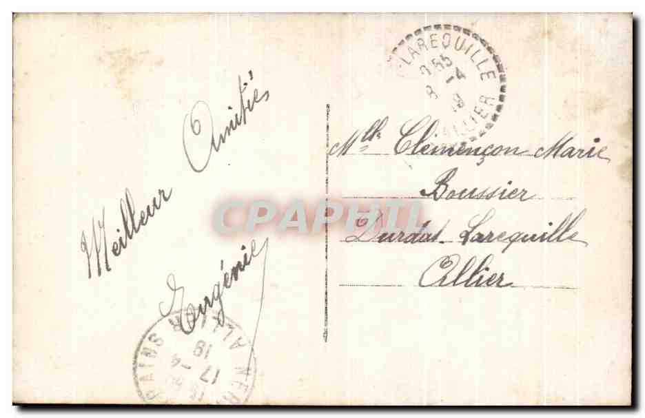 CPA Fantaisie Homme Paques oeufs — Rückseite