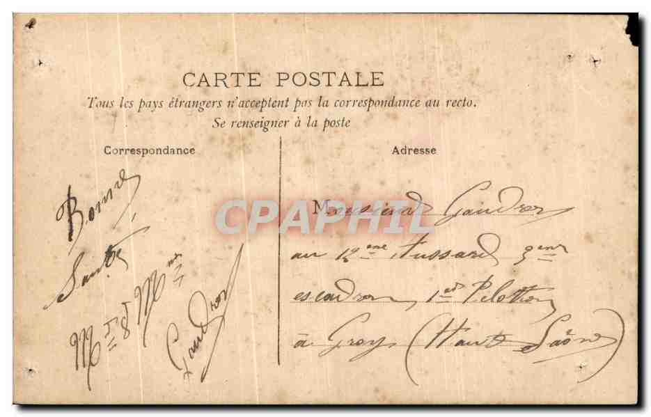 CPA Fantaisie Femme Poisson  — Verso