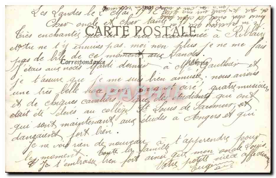 Femme souriante avec œufs de Pâques — décor de cloches et roses — série 2226 — Achterkant