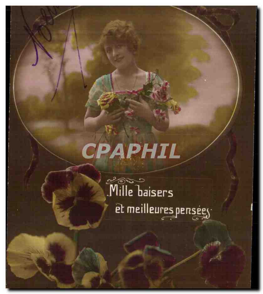 CPA Fantaisie Femme 