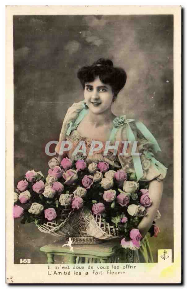 CPA Fantaisie Femme 