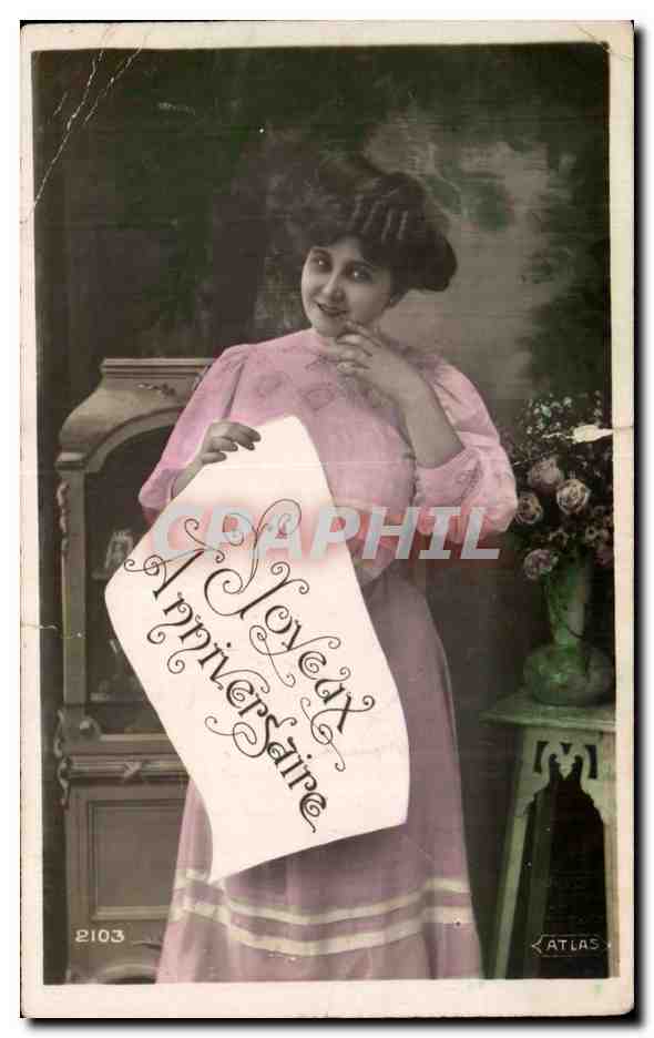 CPA Fantaisie Femme 