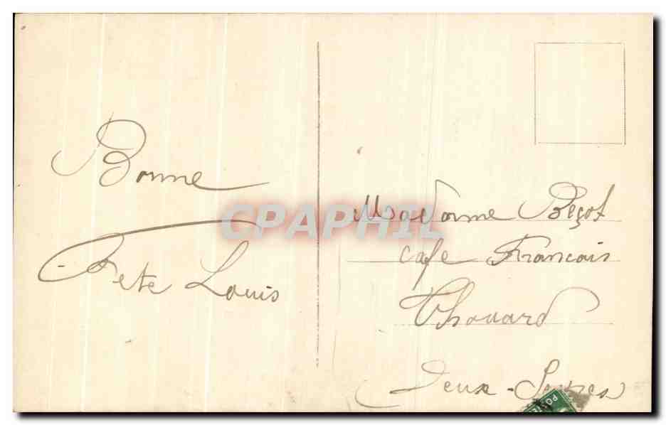 Couple — Bonne Fête — REA 4040 — Verso