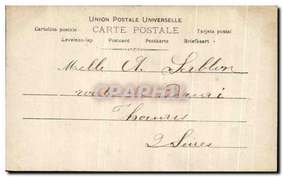 CPA Fantaisie Femme et enfants Noel de Mere — Rückseite