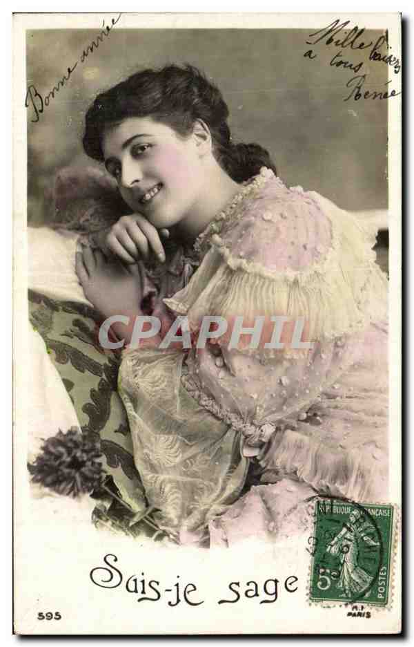 CPA Fantaisie Femme 