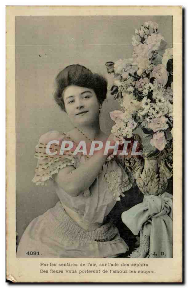 CPA Fantaisie Femme 
