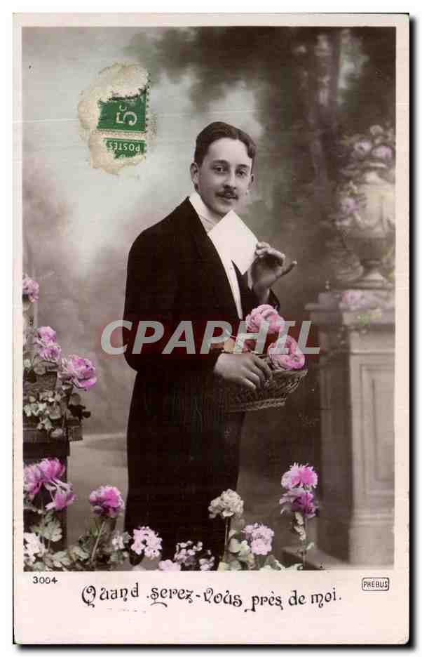 CPA Fantaisie Homme 