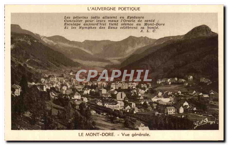 CPA L'Auvergne Poetique Le Mont Dore 