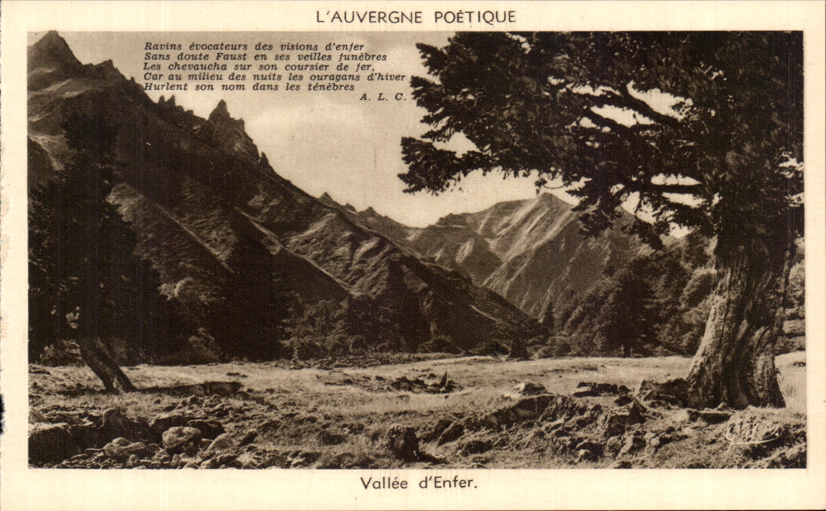 Vallée d'Enfer — L'Auvergne Poétique — Gouttefanges (P.-de-D.)
