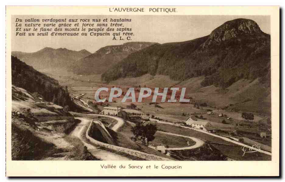 Vallée du Sancy et le Capucin — L'Auvergne Poétique — J. Goutterange éditeur