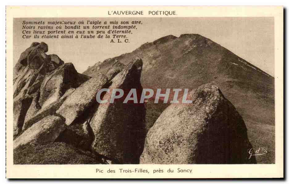 Pic des Trois-Filles, près du Sancy — L'Auvergne Poétique — J. Gouttefangeas