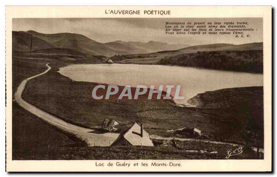 Lac de Guéry et les Monts-Dore — L'Auvergne Poétique — J. Goutrefanges, éditeur