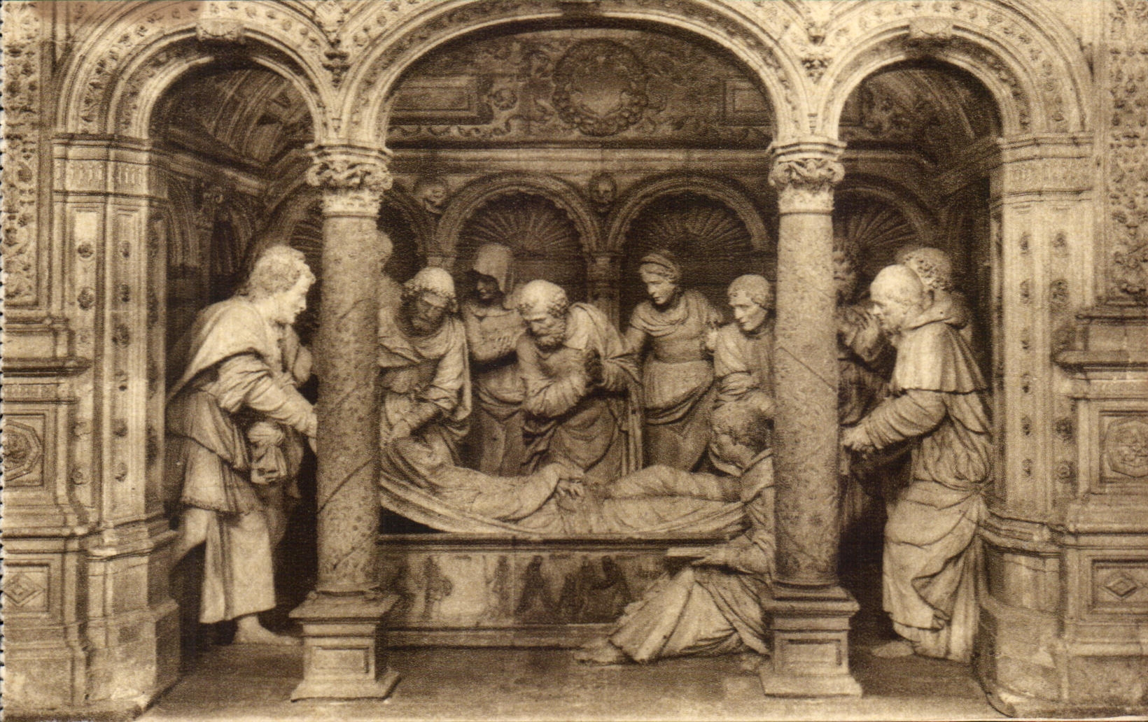 CPA Solesmes L'Ensevelissement De Notre Dame