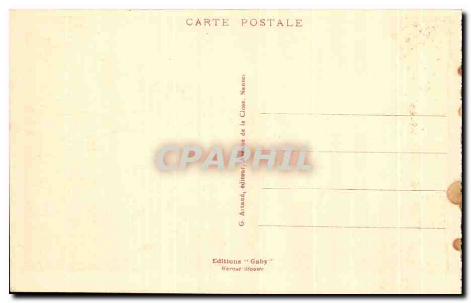 CPA Caen Abside De L'Eglise Saint Pierre — Rückseite