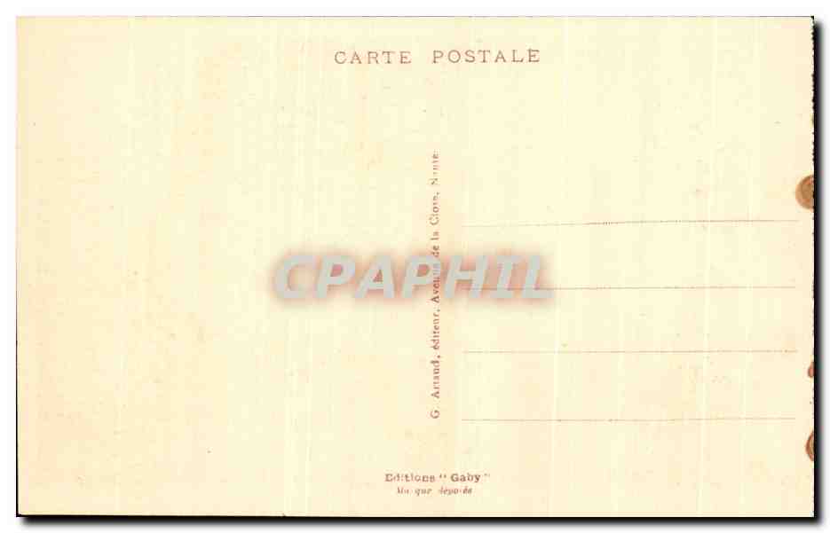 CPA Caen Abside Du Vieux Saint Etienne — Verso