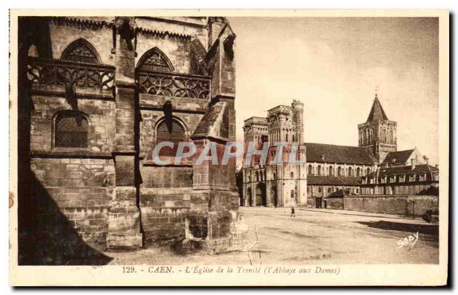 CPA Caen L'Eglise De La Trinite Abbaye aux Dames