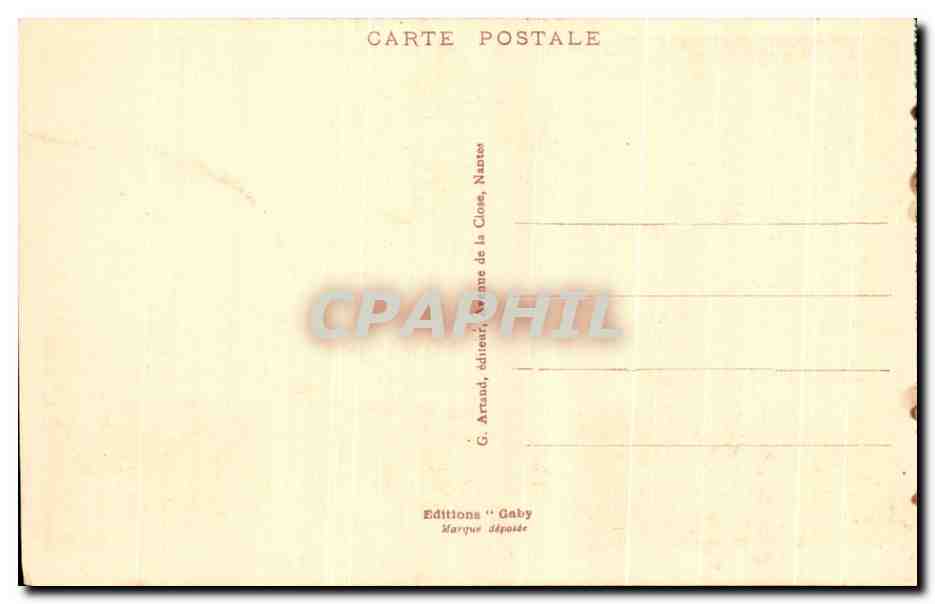 CPA Caen L'Eglise De La Trinite Abbaye aux Dames — Verso