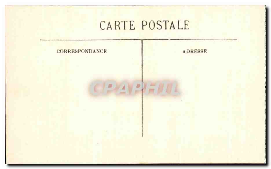 CPA Lourdes Le Chateau Fort — Verso