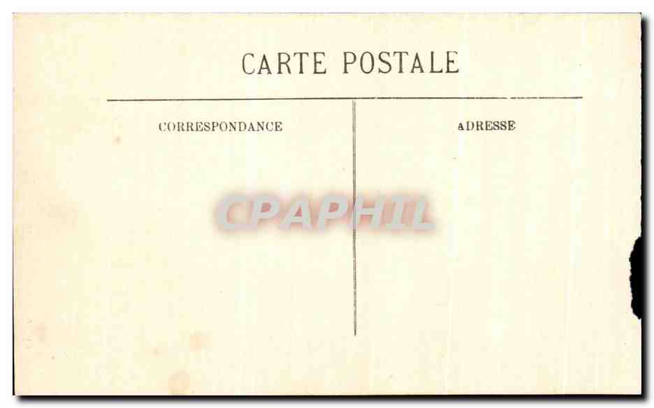 CPA Lourdes L'Apparition — Verso