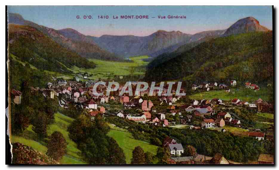 CPA Le Mont Dore Vue Generale