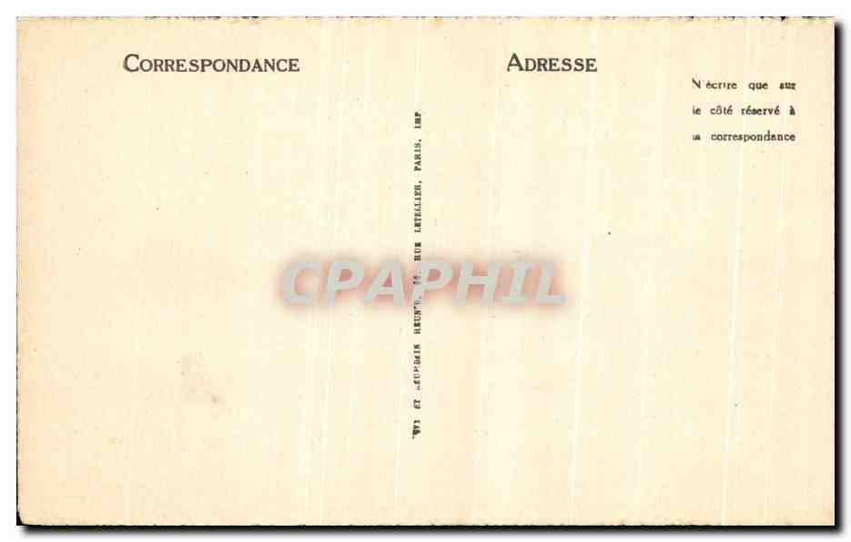 CPA Lourdes La Basilique — Verso
