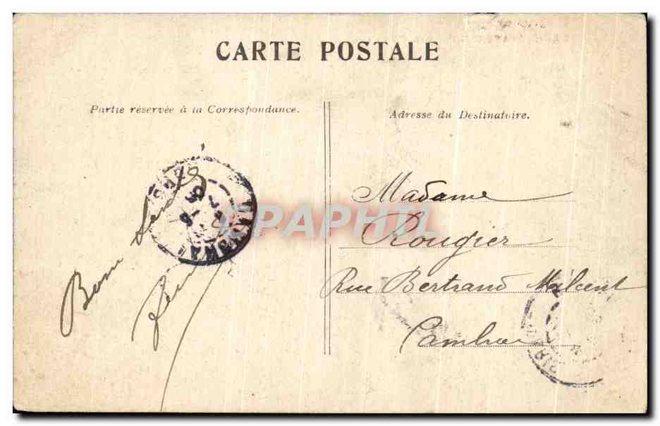 CPA Paris Les Canons Des Invalides — Verso