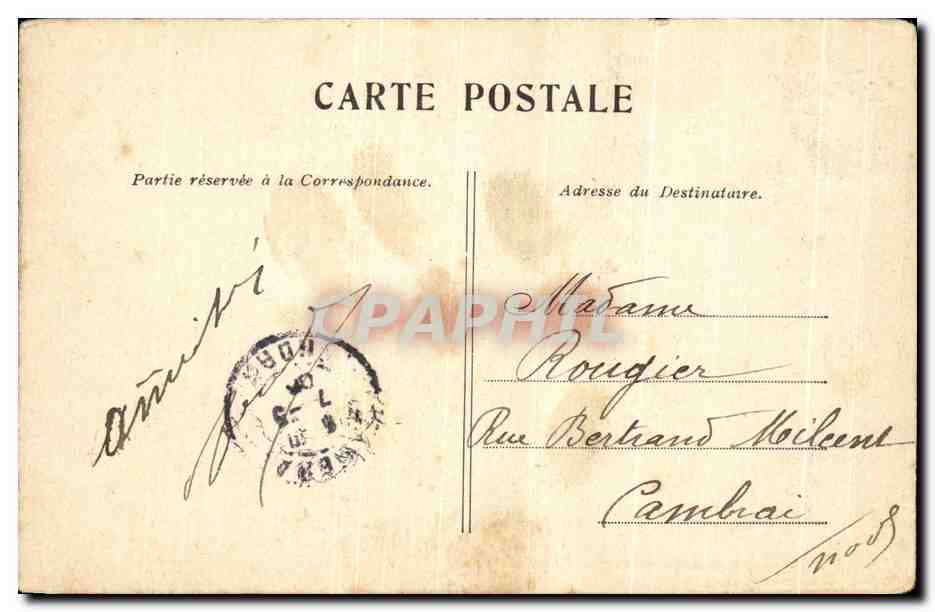 CPA Paris L'Arc de Triomphe de l'Etoile — Rückseite