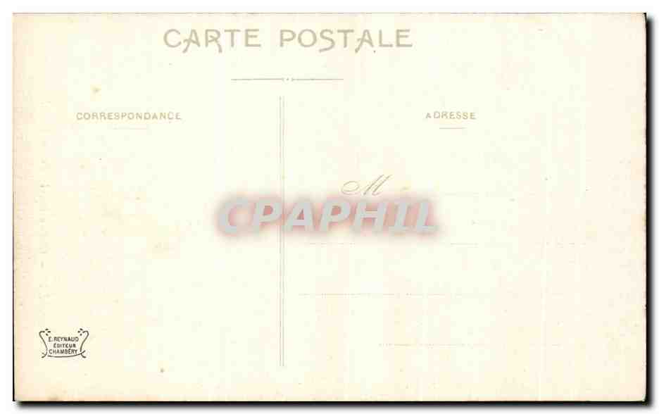 Chambéry — Château Ducal - Portail Saint-Dominique — E. Reynaud, Chambéry — Rückseite