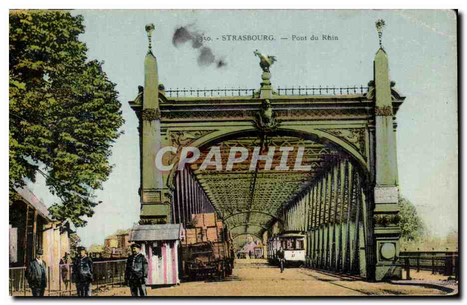 CPA Strasbourg Pont du Rhin