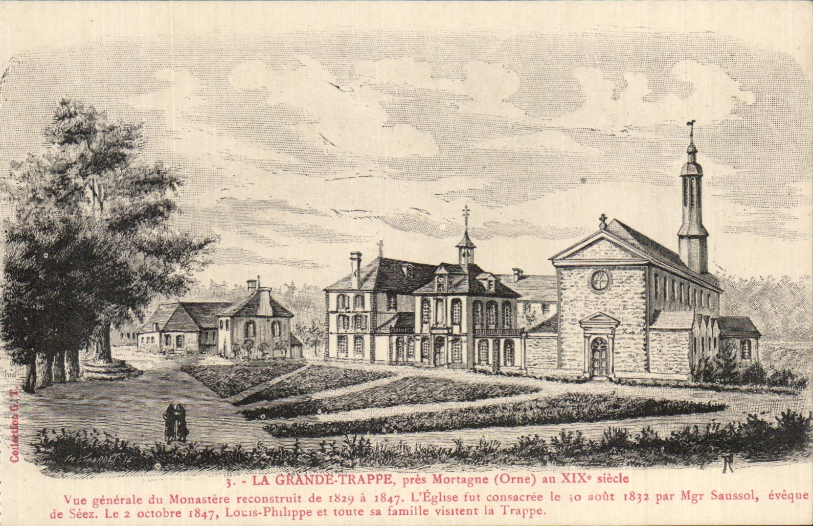 CPA La Grande Trappe Pres Mortagne Vue generale Du Monastere 