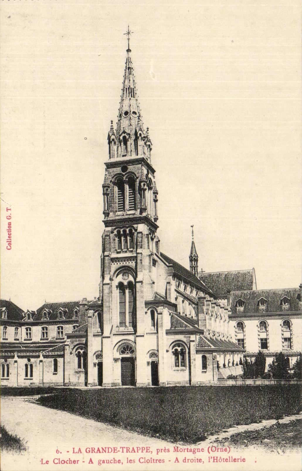 La Grande-Trappe, près Mortagne (Orne) — Le clocher, les cloîtres et l'hôtellerie — Collection G.T.