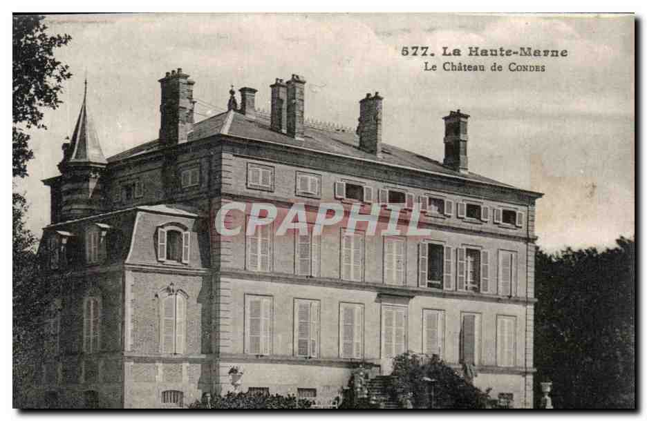 CPA La Haute Marne Le Chateau De Condes