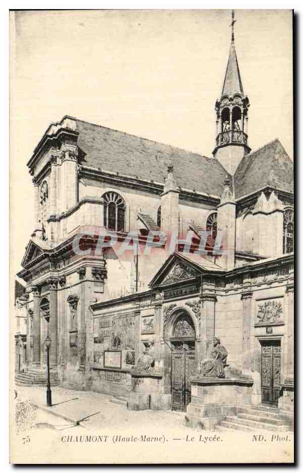 CPA Chaumont Le Lycee