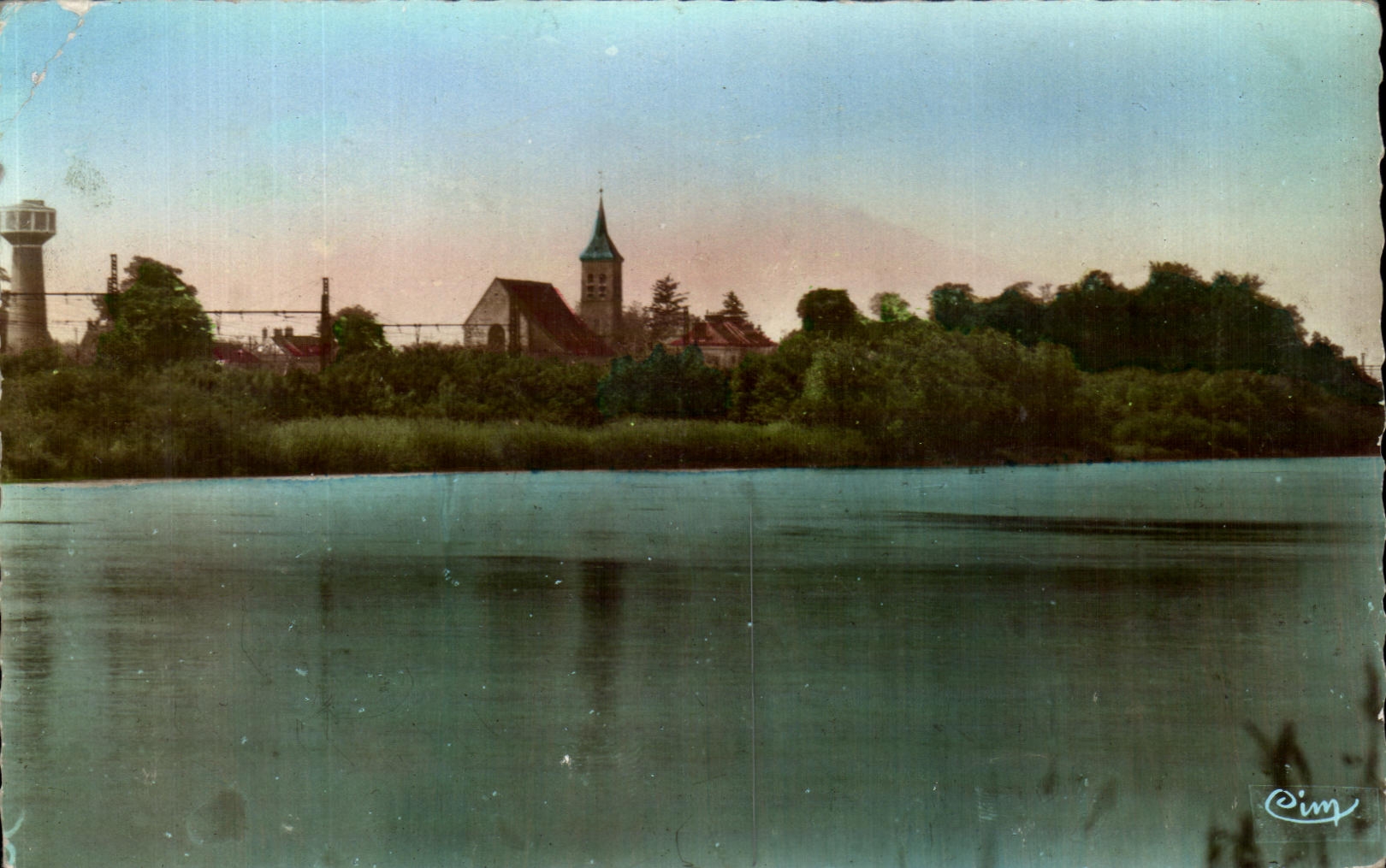 CPA CAnnes Ecluse Un joli coin de peche sur les bords de I'Yonne