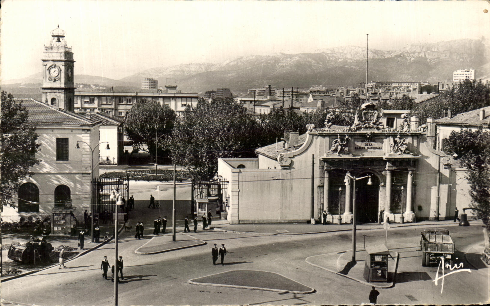 Place de l'Arsenal Maritime — Toulon — éditeur ARIS n°347