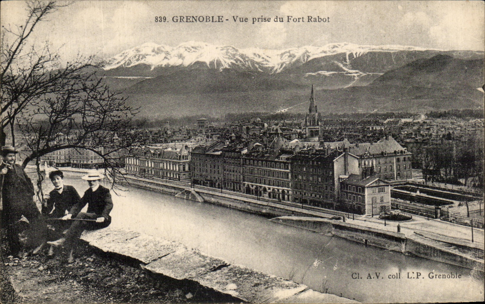 CPA Grenoble Vue Prise du Fort Rabot