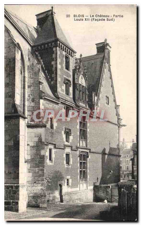 Blois — Le Château — Partie Louis XII (Façade Sud)