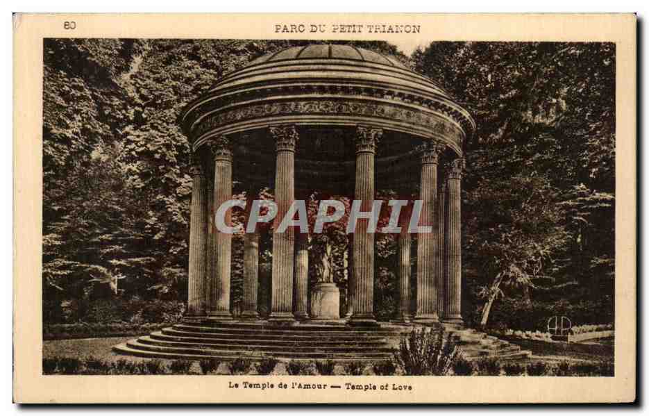 CPA Parc Du Petit Trianon Le Temple De L'amour Versailles