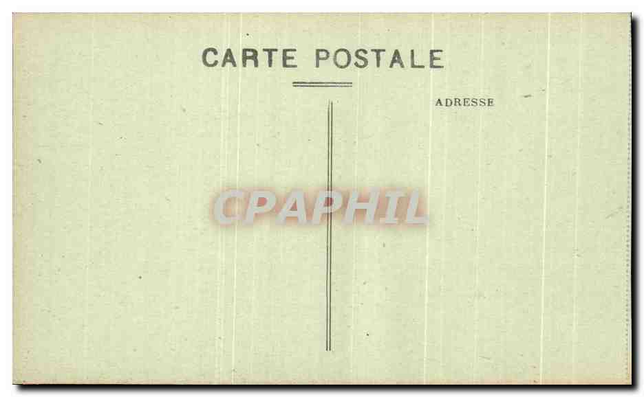 CPA Lourdes Le Chateau Fort — Verso