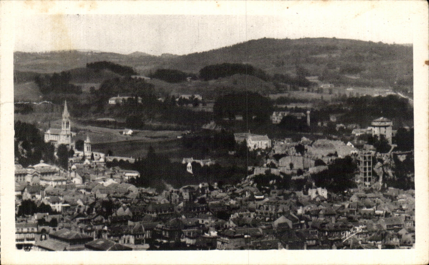 CPA Lourdes Vue Panoramique Prise du Pic Du Jer