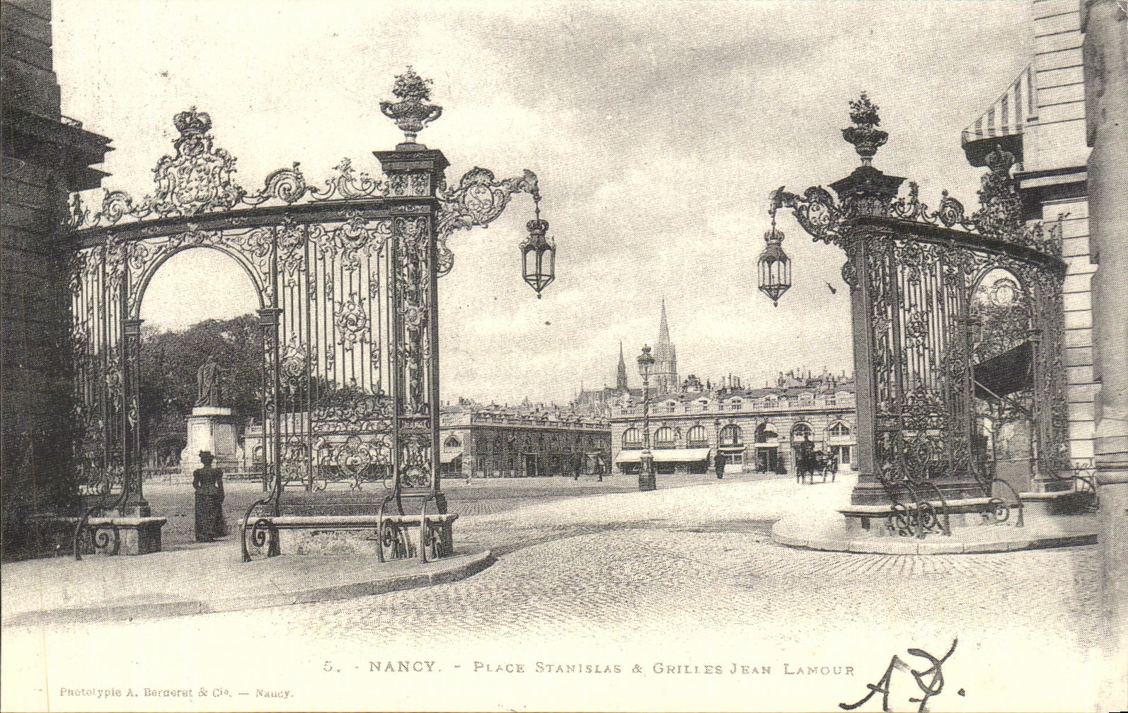 REPRO Nancy Place Stanislas Grilles Jean Lamour