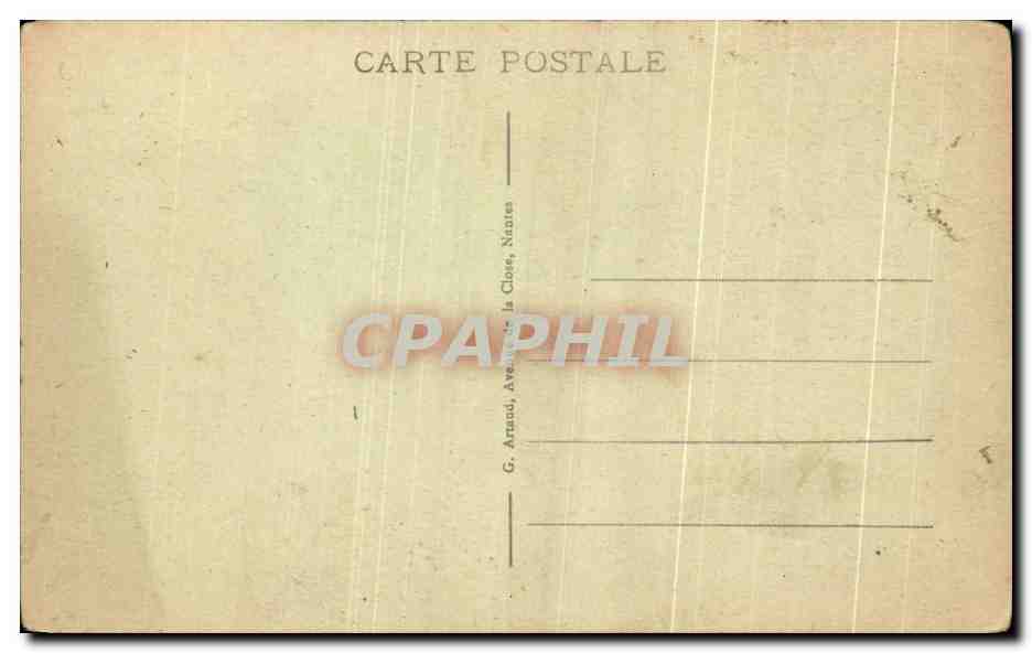 Beauvais — Le Palais de Justice — G. Arnaud, Nantes — Verso