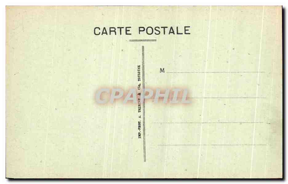 CPA Tours L'Hotel de Ville et la Place cote sud — Rückseite