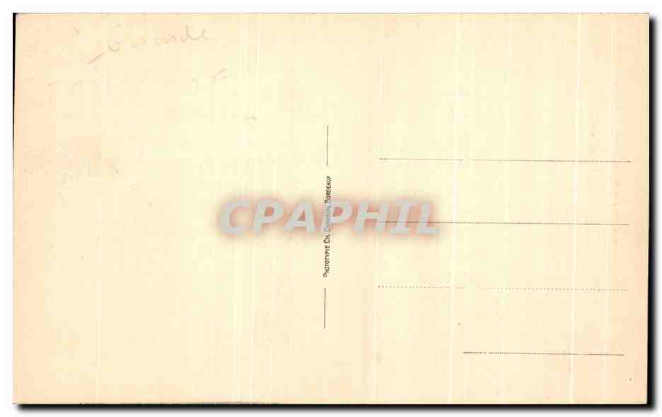 Bordeaux — Flèche Saint-Michel — C.B. n°132 — Verso