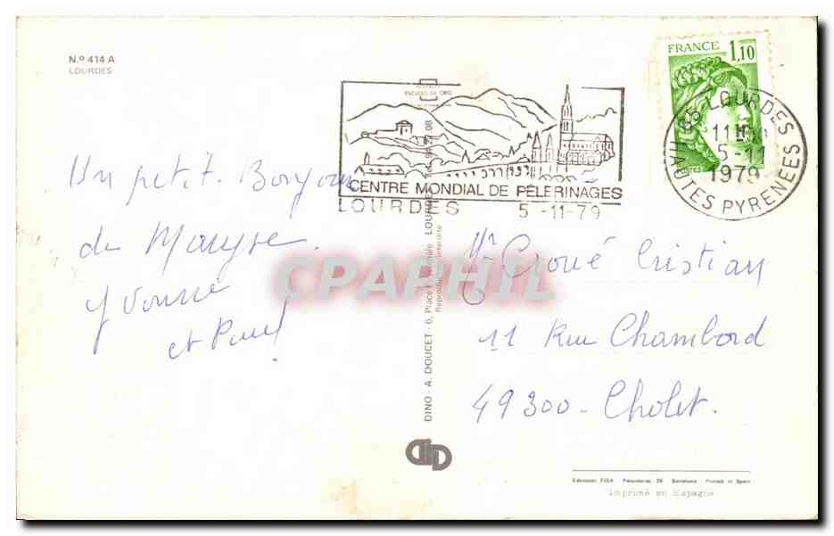 CPM Lourdes  — Verso