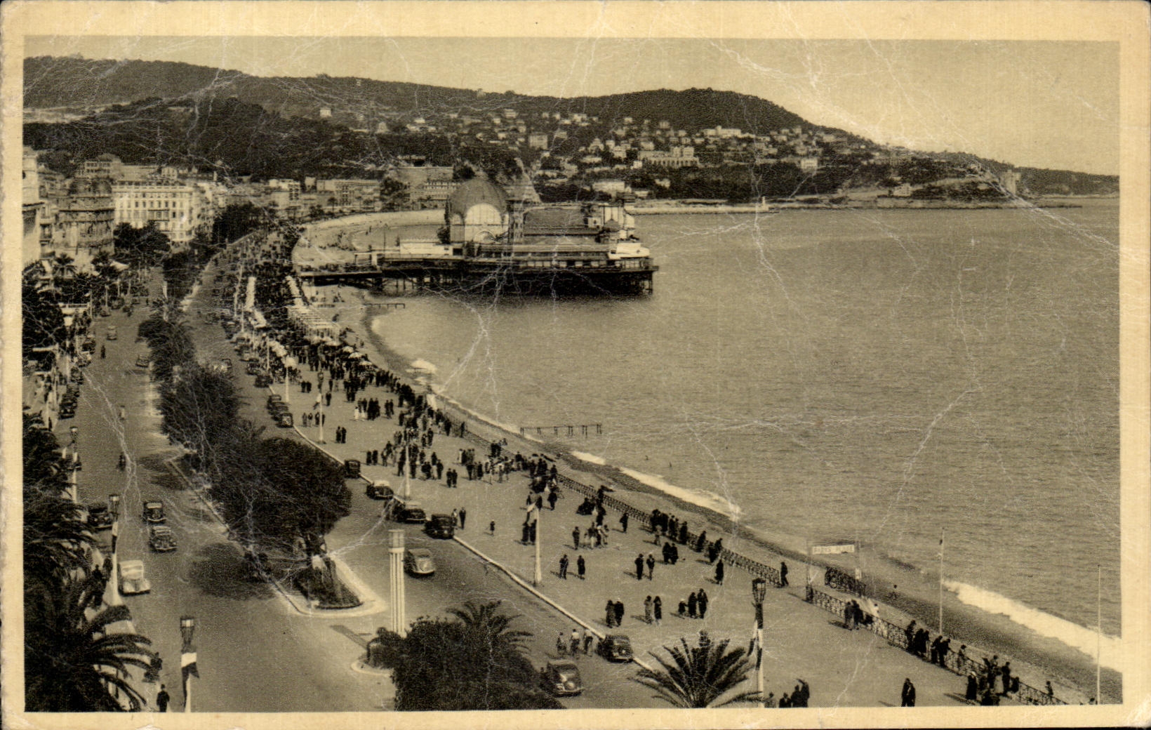CPA Nice Promenade Des Anglais