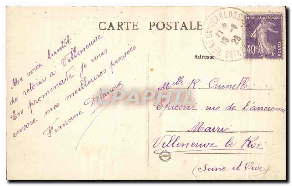 Palais de Fontainebleau — Le Château et l'Étang des Carpes — Collection Artis tique L — Reverso